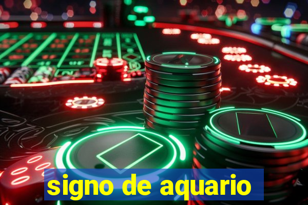 signo de aquario