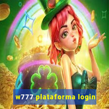 w777 plataforma login