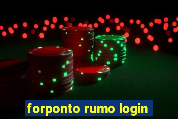 forponto rumo login