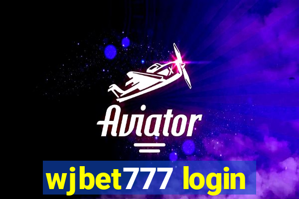 wjbet777 login