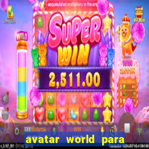 avatar world para imprimir e colorir