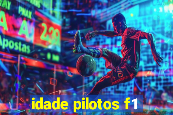 idade pilotos f1